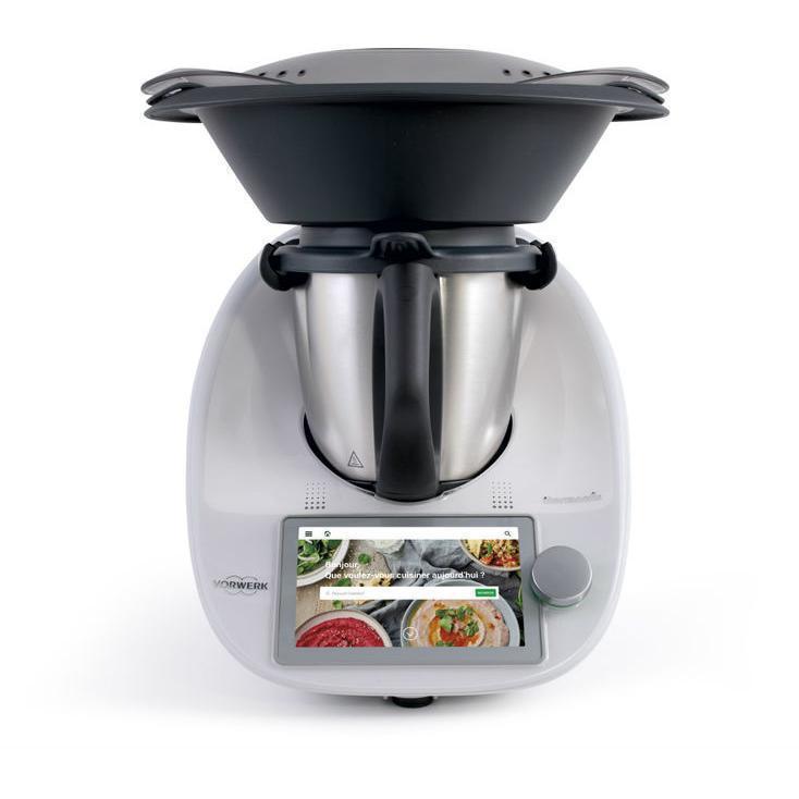 Vorwerk Thermomix TM6 Küchenmaschine mit Kochfunktion, 6,5 L, silber
