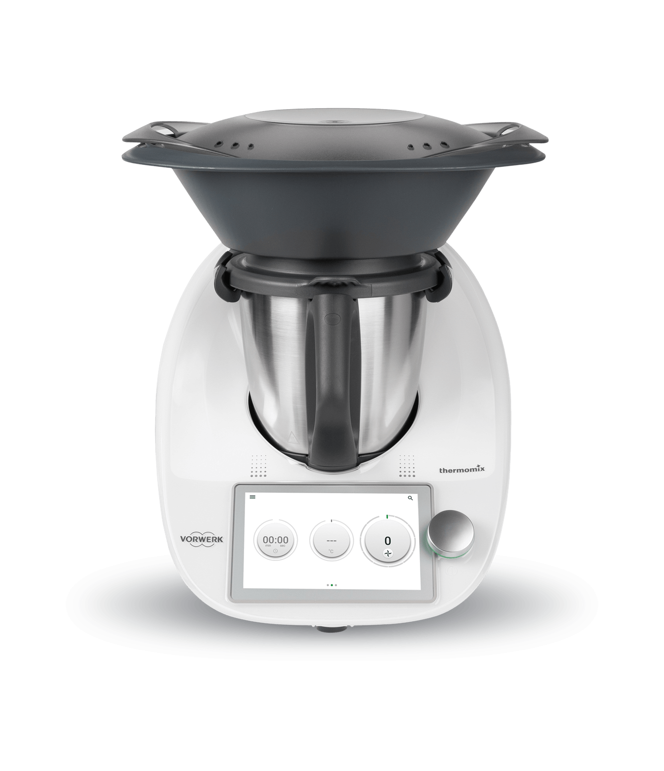 Vorwerk Thermomix TM6 Küchenmaschine mit Kochfunktion, 6,5 L, silber