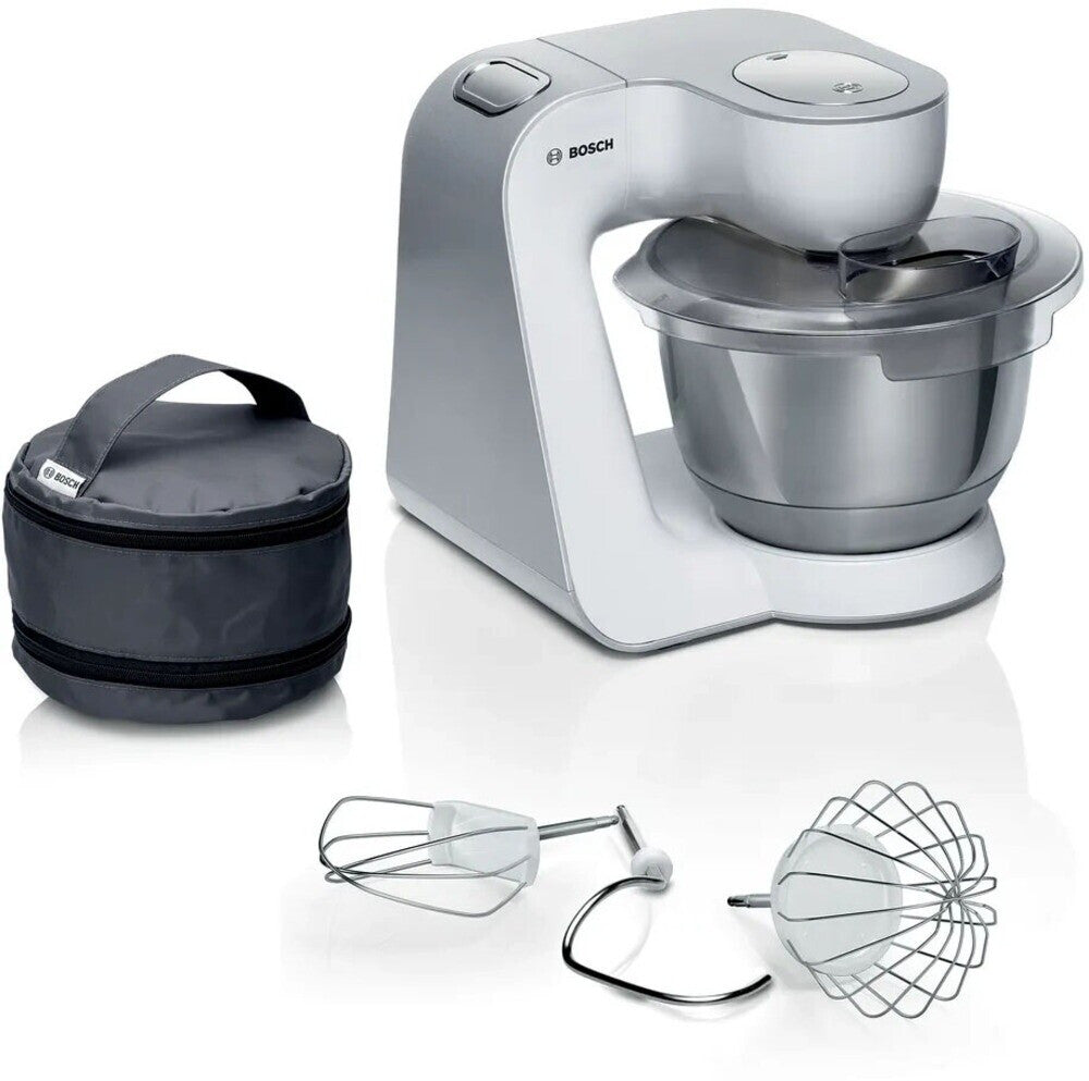 Bosch Serie 4 MUM58200 Weiß silber Zubehörtasche