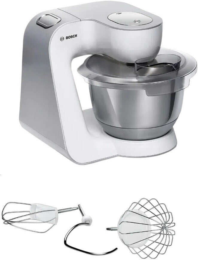 Bosch Serie 4 MUM58200 Weiß silber Zubehörtasche