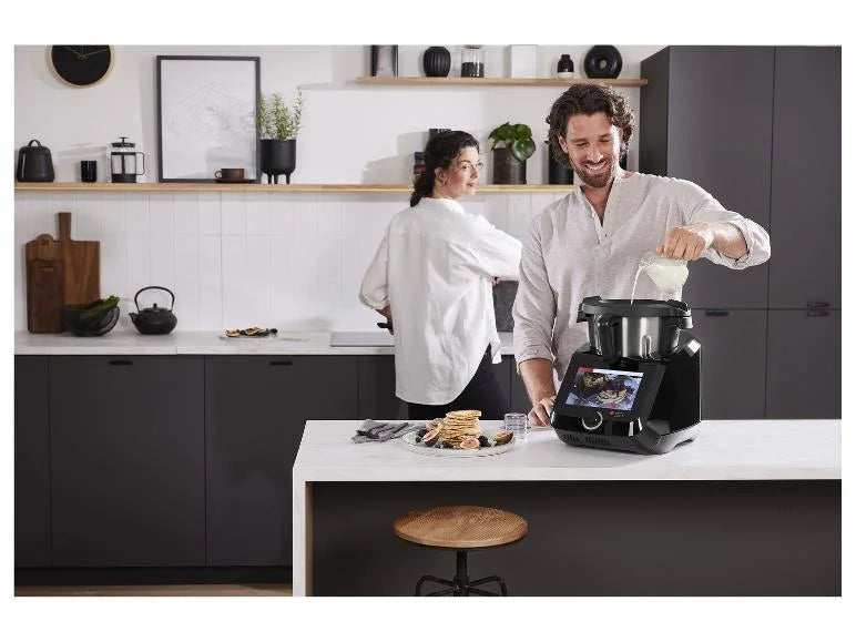 Silvercrest Monsieur Cuisine Smart Küchenmaschine mit Kochfunktion, 8-Zoll-Touchscreen, 3 L