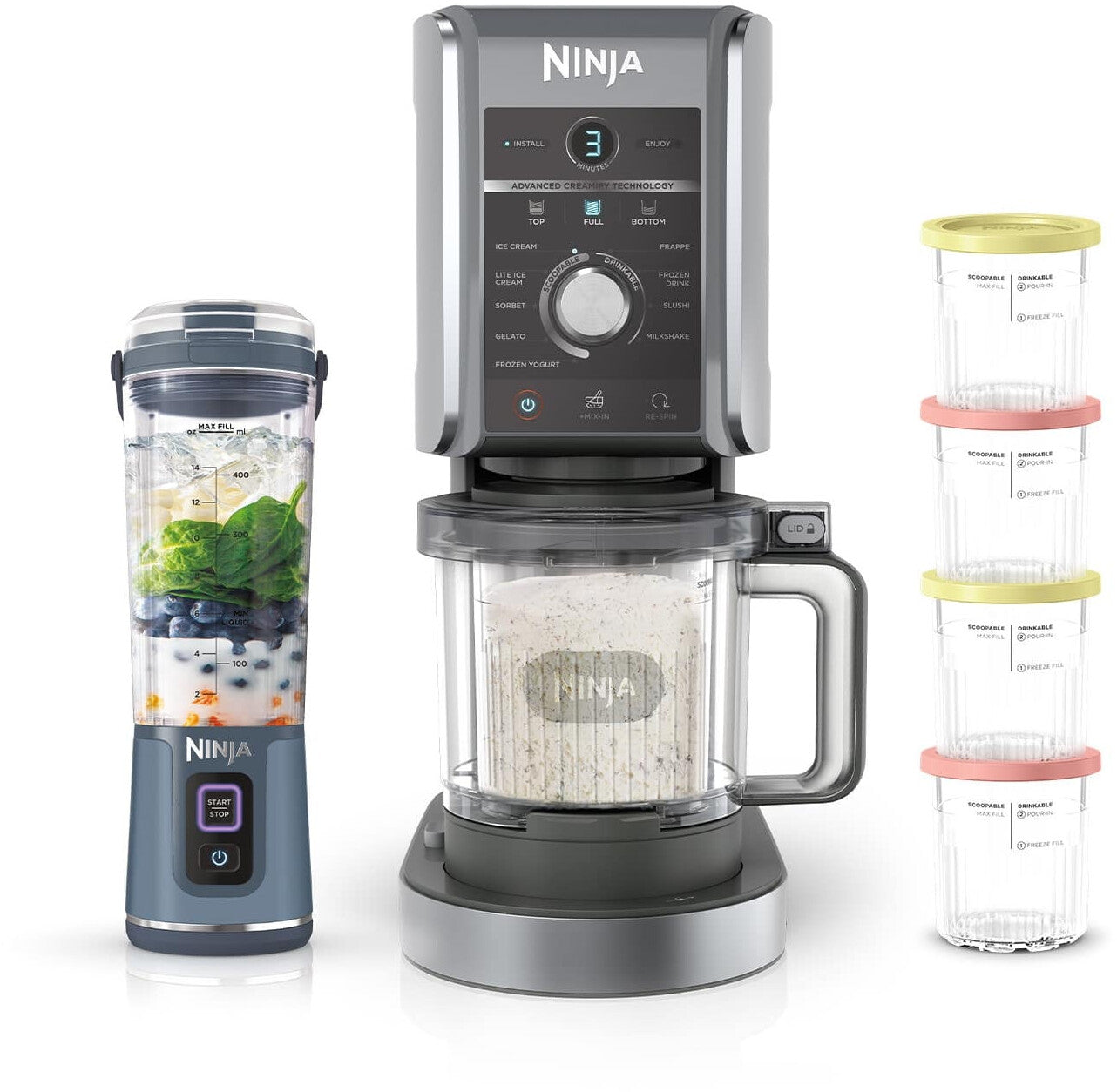 Ninja Creami Deluxe (NC502) & Mixer Duo (NC502MISBNDL)