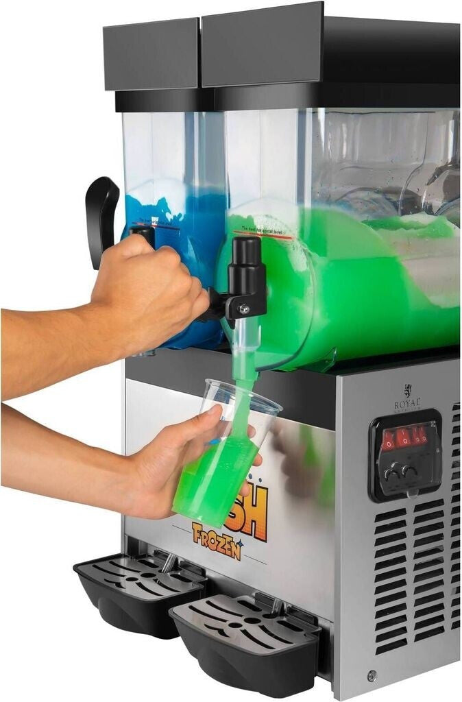 Royal Catering Slush-Maschine 2 x 15 L (RCSL 2/15)