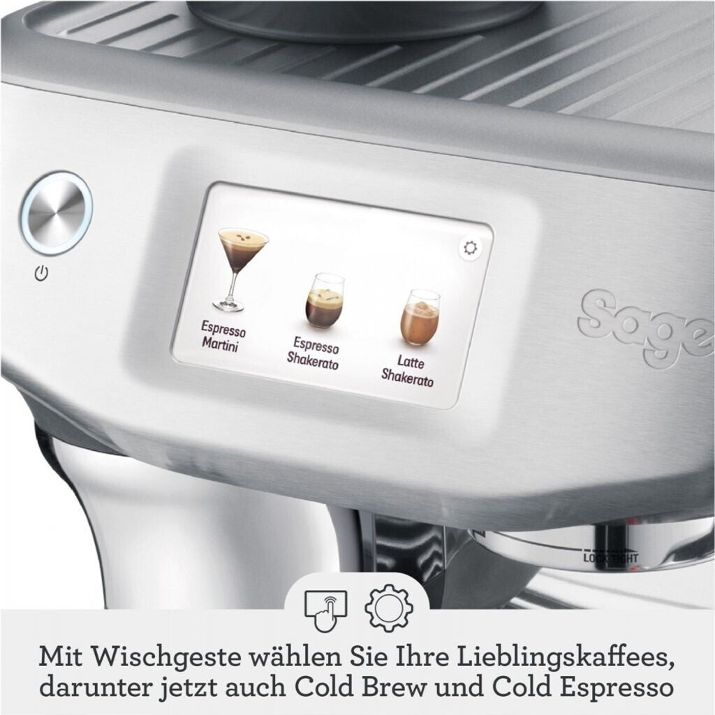 Sage SES882 The Barista Touch Impress SES882BSS4FEU1 Edelstahlgrau