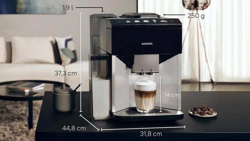 Siemens EQ.500 integral TQ513D01 Klavierlack schwarz Daylight silver