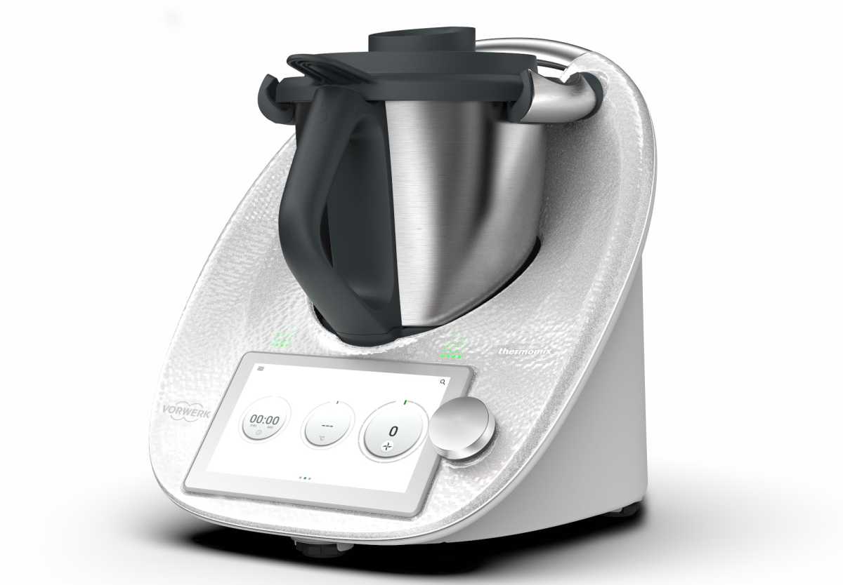 Vorwerk Thermomix TM6 Küchenmaschine mit Kochfunktion, 6,5 L, silber